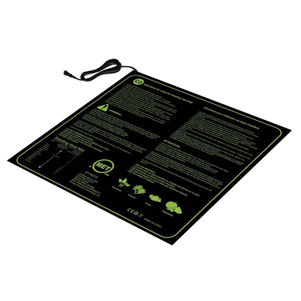 

Seedling Heating Mat 50x25cm Waterproof Plant Seed Germination Propagation Clone Starter Pad 110V/220V Garden Supplie