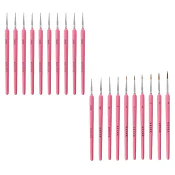 

10Pcs/set Wolf Hair Hook Line Pen Fine Paint Brush Pen Set Artist Watercolor Acrylic Painting Brush Art Drawing Supplies