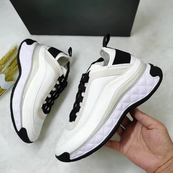 

Women Sport Sneakers Ladies White Chunky Sneakers Female luxury Brand Platform Shoes high quality Fashion female sports shoes