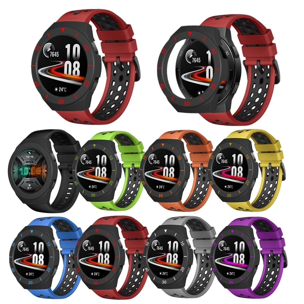 Colorful Protective Case- Cover for Hua-wei GT2e GT2 e Sport Protector For GT 2e Smart Watch Accessories | Электроника