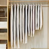 Long Hanging Clothes Dust Cover Side Open Zipper Garment Suit Dress Jacket Coat Dustproof Cover Protector Wardrobe Storage Bags 2