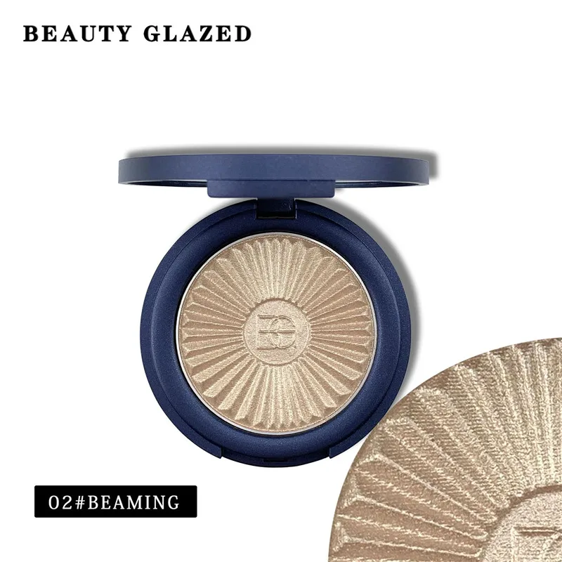 Красота глазурованное свечение набор запеченный хайлайтер ПАЛИТРА Shimmer Contouring Brighten 3D пудра макияж бронзатор