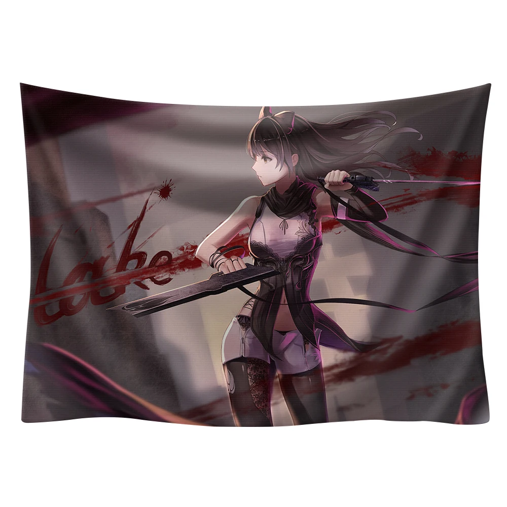 2 Комический гобелен RWBY настенный гобелен полиэстер гобелен, ковер одеяло украшение для спальни подарок Большой 200X150 см Пляжный Коврик Для Йоги Полотенце - Цвет: 2