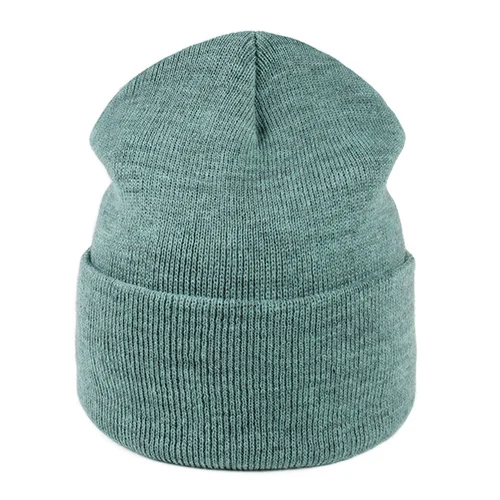 FURTALK, Весенняя Шапка-бини для женщин, шапка для часов, шапка для мужчин, вязанная шапочка, шапка Skullies, шапки для женщин осень-зима - Цвет: Зеленый