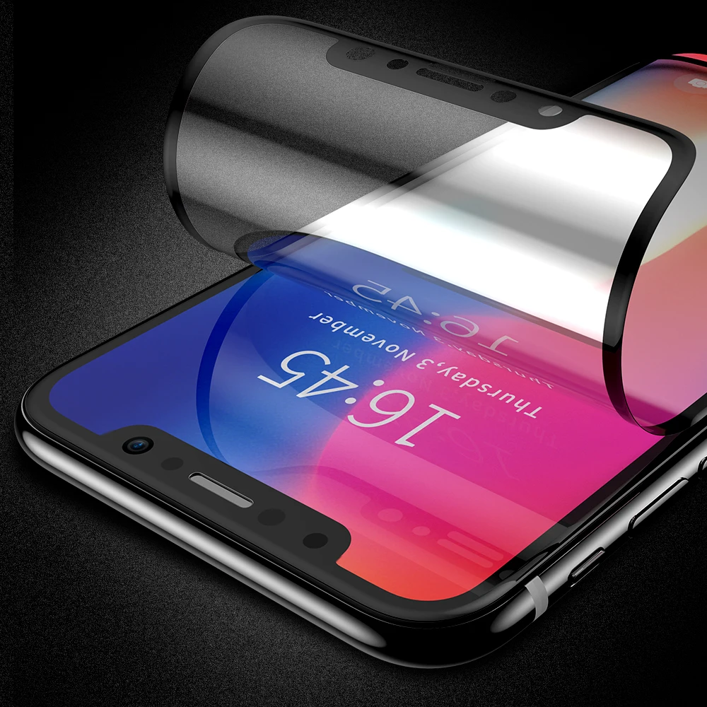 FLOVEME 3D полный закругленный протектор экрана для samsung Galaxy S9 S8 Plus мягкая защитная