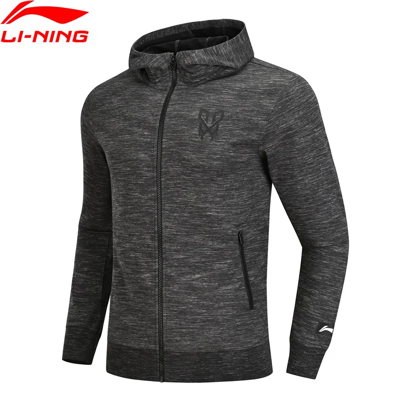 (Код Break) Li-Ning мужской баскетбольный свитер CBA толстовка с капюшоном облегающая 74%