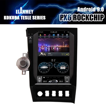 

PX6 Car Bluetooth Screen Android 9 GPS Navigation Multimedia Player For Toyota Sequoia Tundra 2013 13.6" Tesla Carplay Head Unit