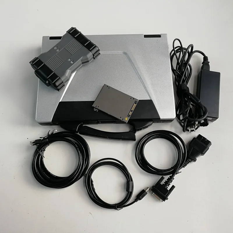 Mb star c6 ssd vci диагностический инструмент интерфейс и кабели новейшее программное обеспечение doip используется ноутбук toughbook cf52 полный набор готов к работе