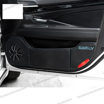 

Lsrtw2017 Finer Leather Car Door Anti-kick Mat for Geely Borui Emgrand Gt Ge PHEV MHEV