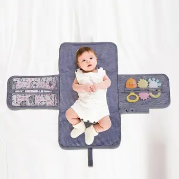 

Portable Baby Diaper Changing Mat Waterproof Mommy Storage Bag Newborn Pad Foldable Outdoor Hygienic Care Supplies