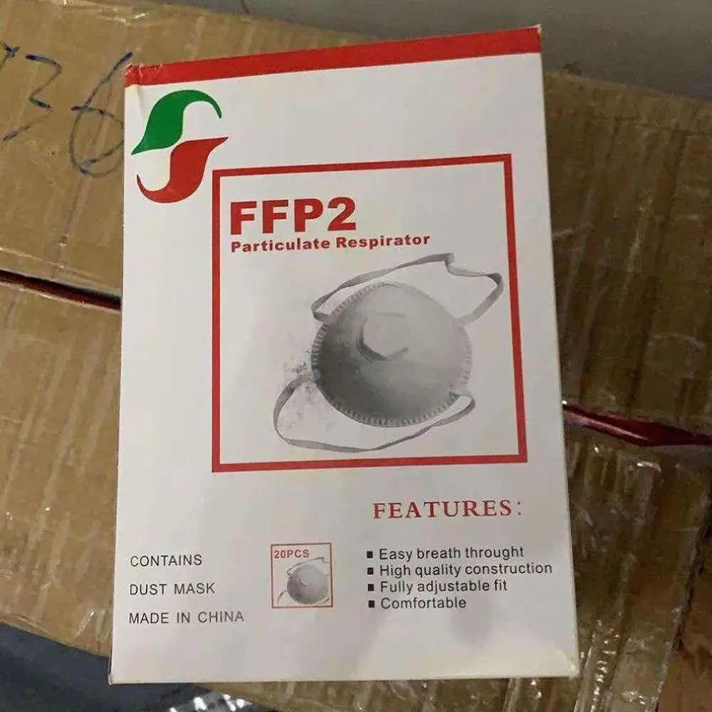 

Ffp2 20pcs/box mouth mask Protective Mask High Efficiency Filtration 3D Fitting Design Efficient Smooth Respirator Fresh