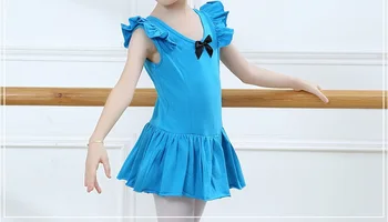 

DHL 100pcs Size 110-150 Girls Classic Long/Short Sleeve Dance Ballet Dress Lace Tutu Skirt Princess Dress