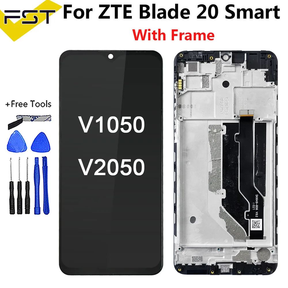 6 49 дюймов для ZTE Blade 20 Smart V1050 V2050 ЖК-дисплей и сенсорный экран дигитайзер сенсор в