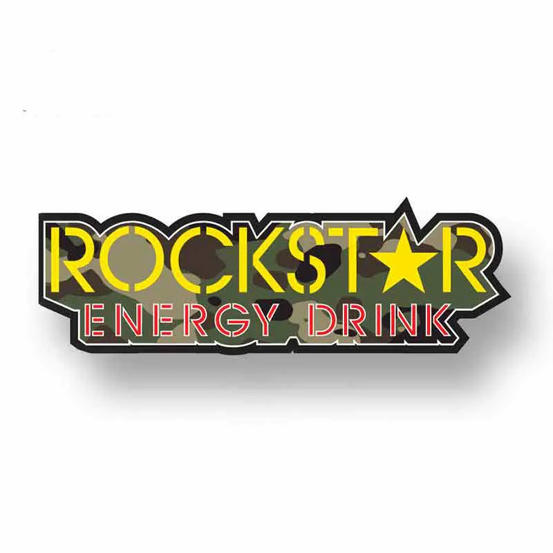 13*4 5 см для Rockstar Energy Drink автомобильные наклейки-логотипы Vinyl JDM бампер багажника