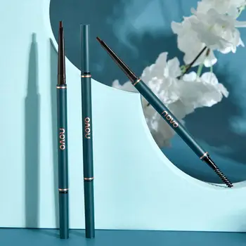 

Small Triangle Eyebrow Pencil Brown Grey Waterproof Natural Long Lasting Rotated Automatic Eyebrow Silky Touch Easy to Draw