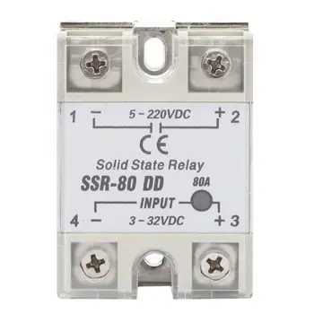 

Solid State Relay DC-DC SSR with Non-Contact Switch High Quality SSR80-DD 5-220VDC