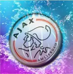 5d Diy Diamond Painting AJAX kids Badge football Icon Full Square Round Drill 3d Diamond Embroidery mosaic kids gift - Цвет: Светло-желтый