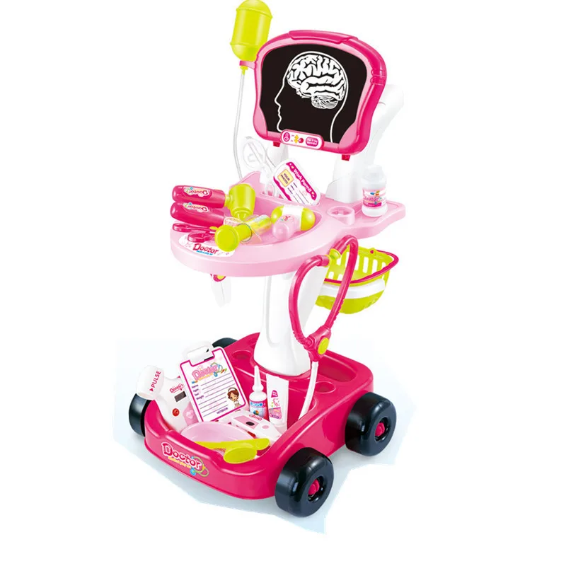 

Hot Selling Trolley Set Doctor Set Trolley X-Ray Screen Packaged Combination Play House Toys Wechat Business Hot Selling