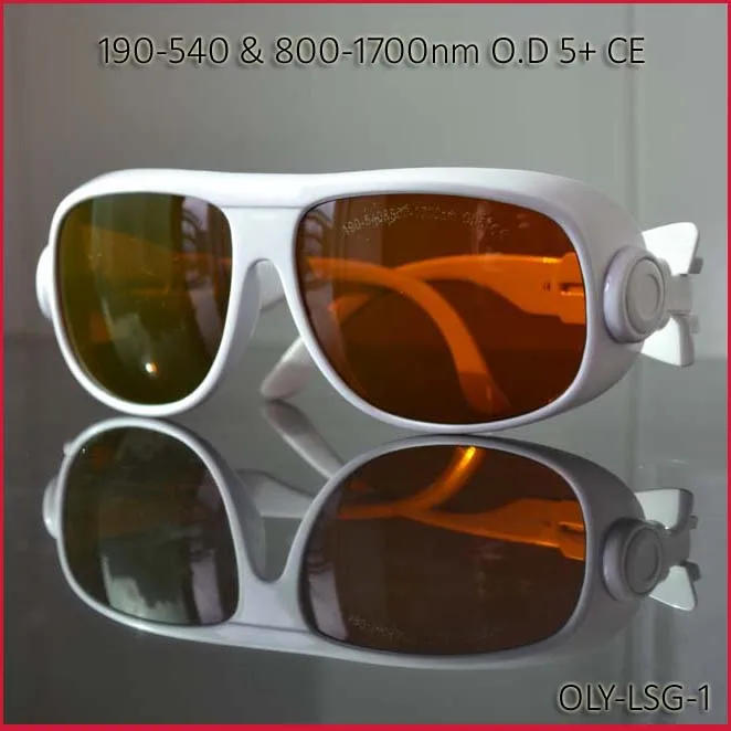 Лазерные защитные очки для 190-540нм и 800-1700нм 266нм 405-450нм 532 808 980 1064 1610нм лазеры с O.D 5 +