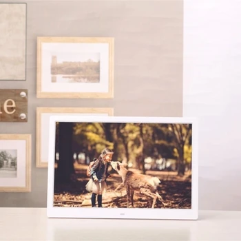 

SJD-1403 14 Inch LEDs Digital Photo Frame 1280 x 800 HD Sn Album Display Ie MP4 Video MP3 o Clock Calendar Functions