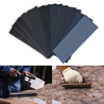 

90pcs Assorted Grind Sandpaper 400 600 800 1000 1200 1500 2000 2500 3000 Grit Water/Wet Abrasive Sandpapers 3.6 inch