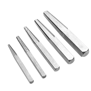 

5Pcs Screw Extractor Kit Guide Broken Damaged Bolt Remover Drill Bits New Drop Ship Support
