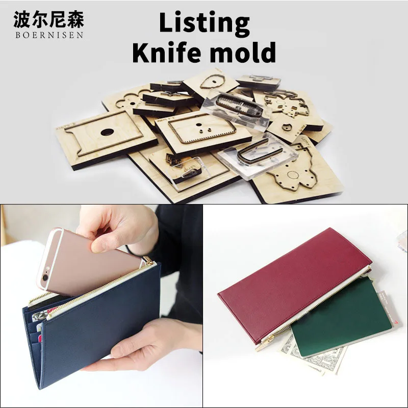 

Wooden Die Cutting Diy 2020 folding multifunctional wallet card bag Dies Fille Scrapbooking Suitable For Die-cutting Machines