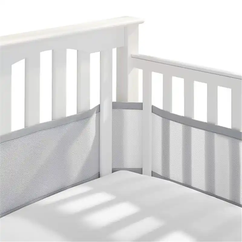 bumpers for cribs with solid backs
