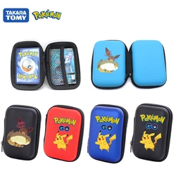 Pokémon Eevee porte cartes de jeu boîte de collecte capacité 50 cartes Anime Pokemon Album cartes à jouer Pikachu nouvelle boîte de rangement 