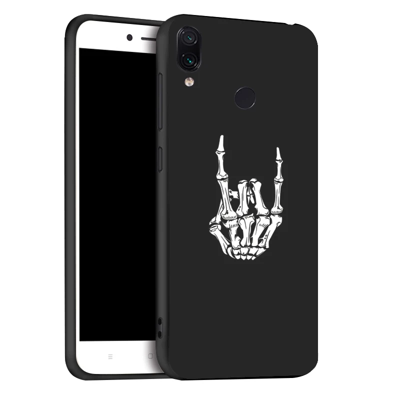 x071 3D DIY Окрашенный черный чехол Xiao mi Red mi Note 7 6 8 Pro Мягкий силиконовый чехол TPU чехол для Xiao mi Red mi 8A 7A 6A K20 mi 9T A3 8T чехол - Цвет: x071