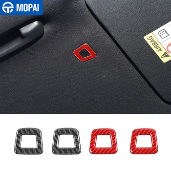 

MOPAI Interior Mouldings for Charger 2015+ Car Microphone Decoration Cover Sticker for Dodge Charger 2015+ Accessories