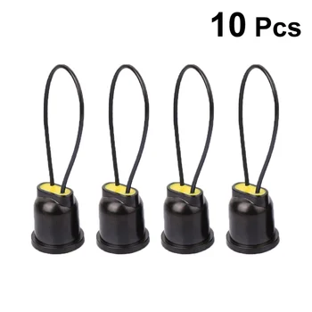

10pcs E27 Lamp Holder Durable Light Base Replacement Bulb Socket Lamp Holder for Home Ceiling Light