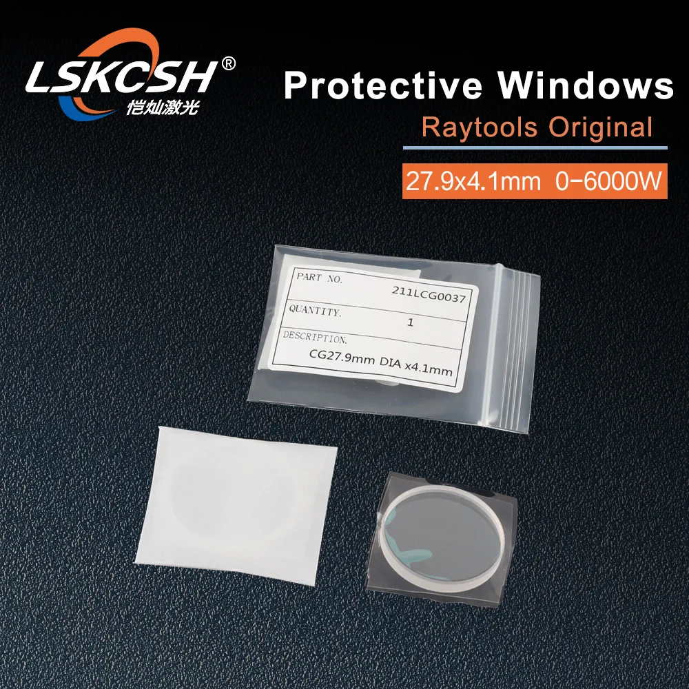LSKCSH 50 шт./лот оригинальные линзы Raytools волоконный лазер защитные окна/линзы 27 9*4 1