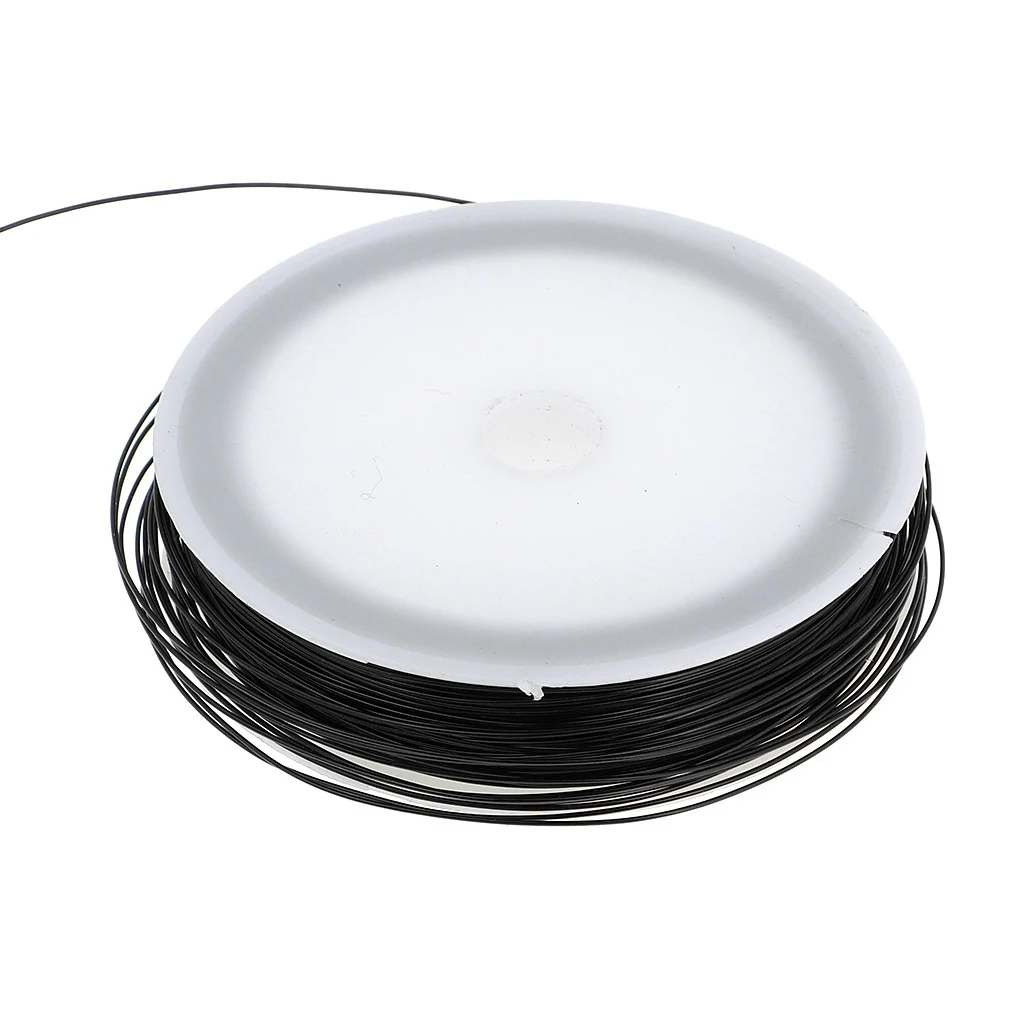 40m Length Iron Wire Thin Iron Line For DIY Hobby Model Making Tool Black