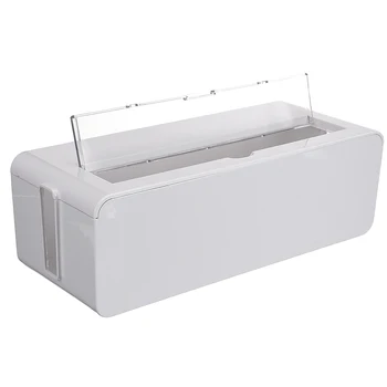 

Cable Tidy Storage Box Safety Power Cord Socket Case Organizer Practical Home Office Wire Storage Box Management Dustproof M/L