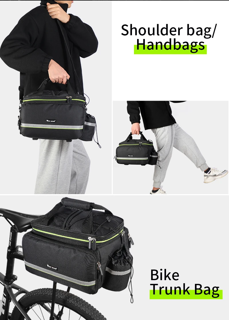 Sacoche - Vélo Étanche Sac Arrière Ètanche Velo Porte Bagage Arriere Impermeable Imperméable