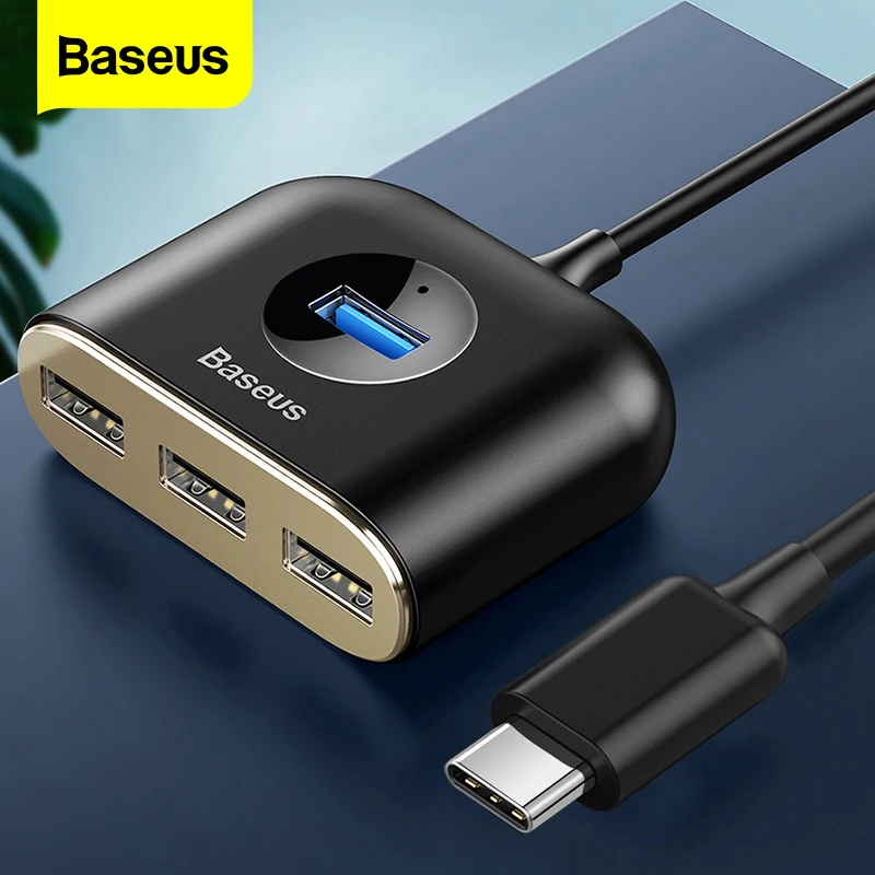 Baseus usb хаб USB 3 0 C HUB для MacBook Pro Surface Type 2 адаптер с Micro компьютера сплиттер|USB-хабы| |