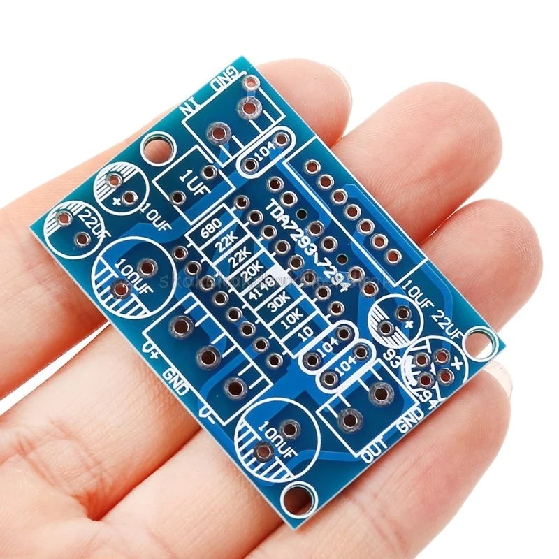 TDA7293/TDA7294 моноканальный усилитель платы печатной платы голая Плата усилителя Je12 19 Drophip