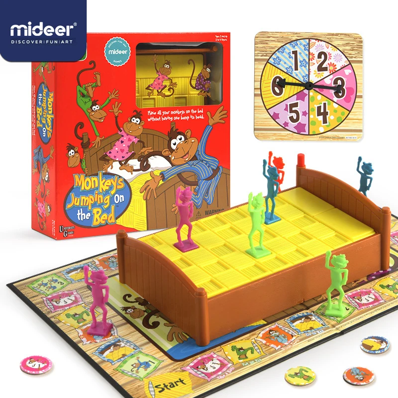 Mideer Puzzle Board Games Toys 3 Years Pp Monkey Toy Develop Bedtime Habits Trampoline Digital Enlightenment Parent Child Game Aliexpress