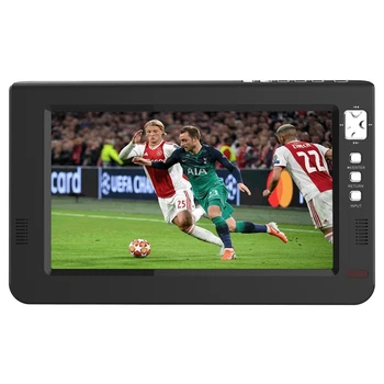 

Portable 10.1 Inch TFT LED Dvbt2 Digital Analog TV 1080P HDMI-IN H.265 Car Television Support USB TF Card Reader EU Plug