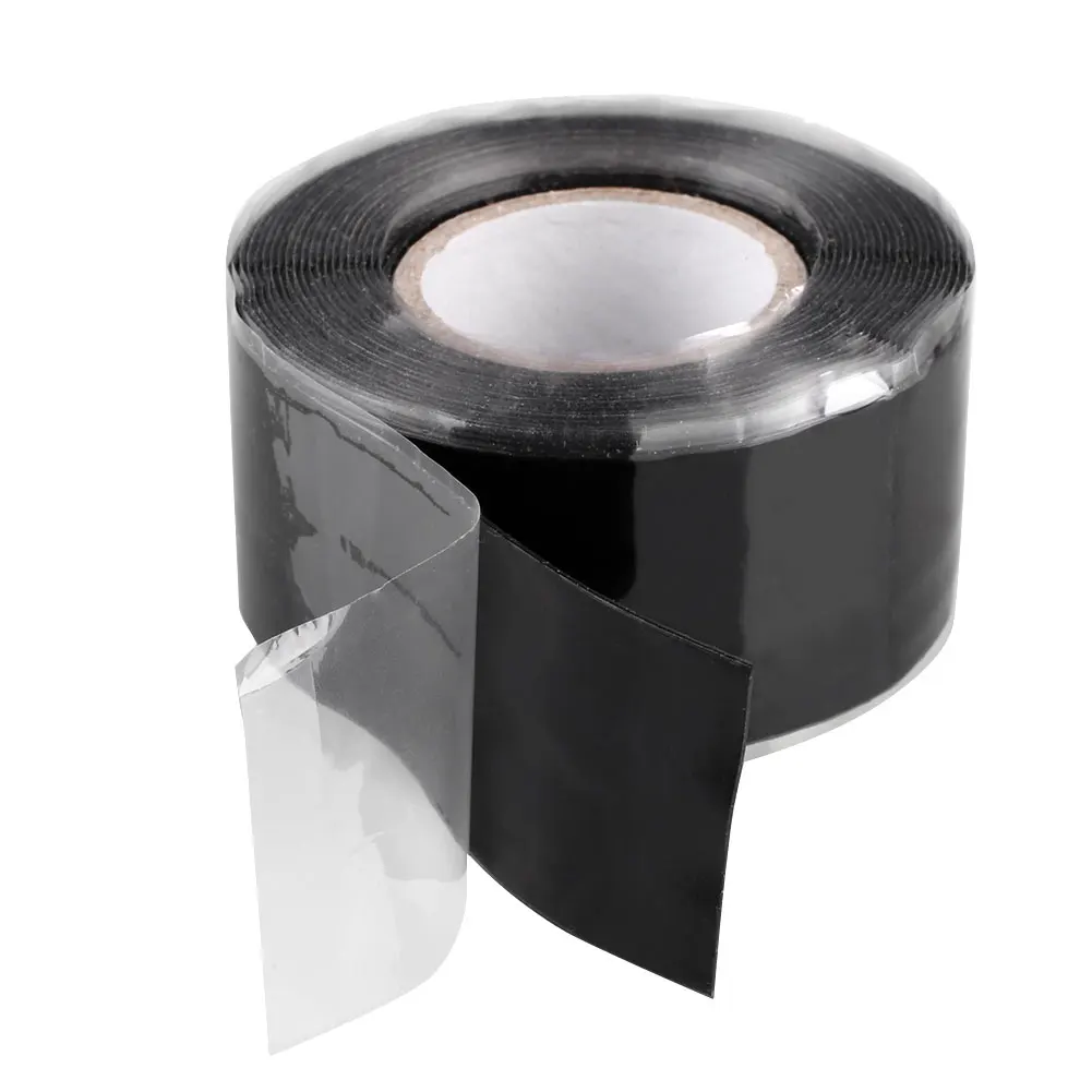 Ремонтная клейкая силиконовая лента распродажа проволока Hotting Черный крюк и петля клейкая лента производительность самослипающаяся водонепроницаемая