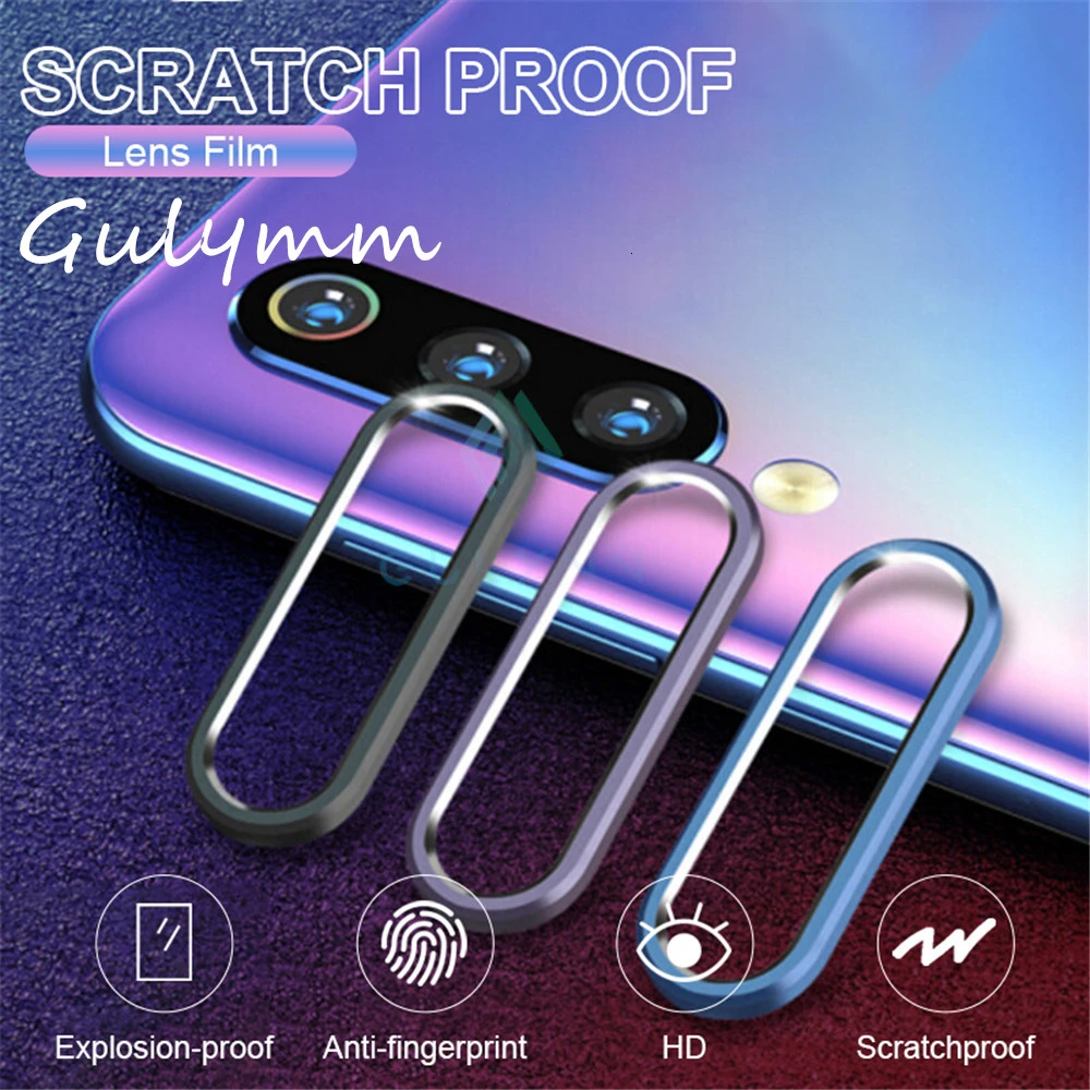 Закаленное стекло для Xiaomi Redmi Note 7 7Pro металлический объектив камеры защитное