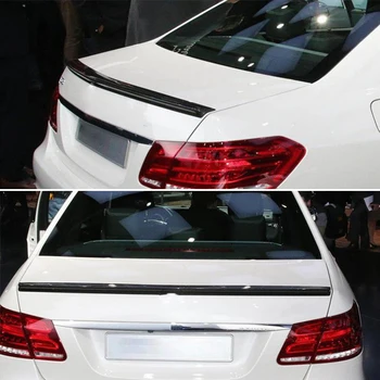 

Use For Benz E Class Sedan W212 Spoiler 2008--2015 Year A Style Glossy Real Carbon Fiber Rear Wing Sport Accessories Body Kit