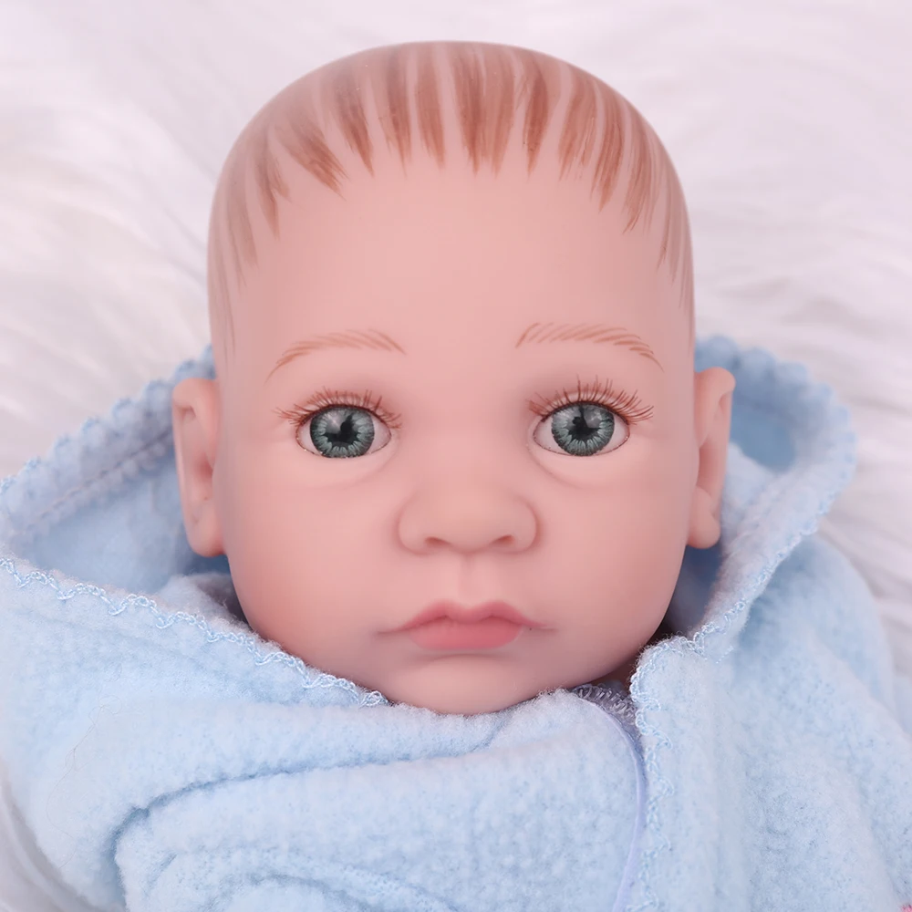 Миниатюрные куклы Reborn 11 дюймов Кукла Baby Boy мягкое тело винил силикон кукла для