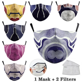 

PM2.5 Activated Filter Mask Fashion 3D Printed Reusable Masks Face Masks for Cotton Proof Mask Fabric Dust Masks Washable Masque
