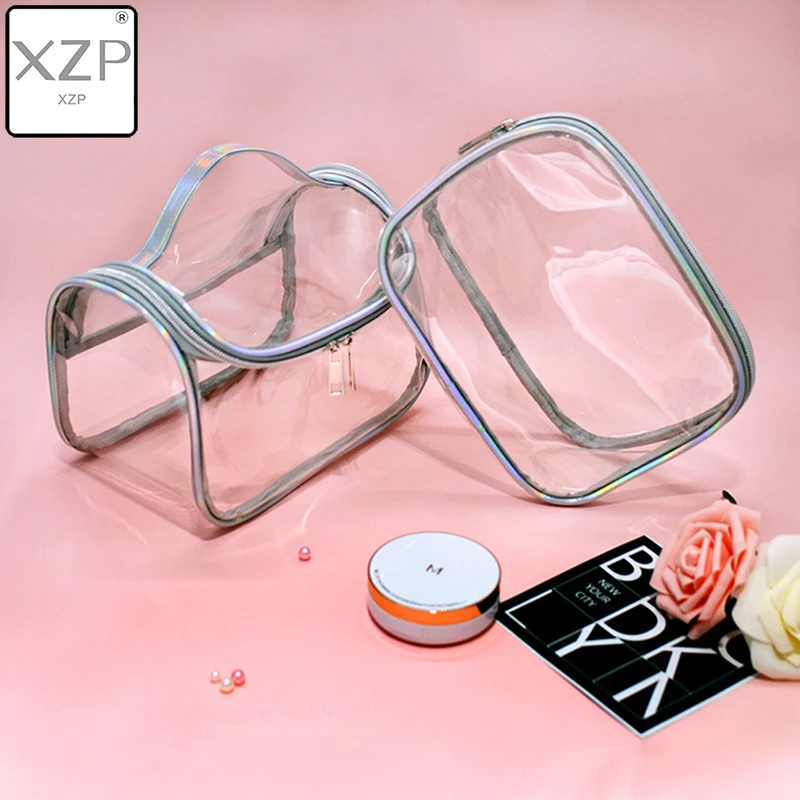 XZP водонепроницаемый ПВХ Лесер большой емкости моющаяся сумка для хранения Путешествия Ванна косметичка на молнии туалетный Органайзер прозрачный макияж сумка