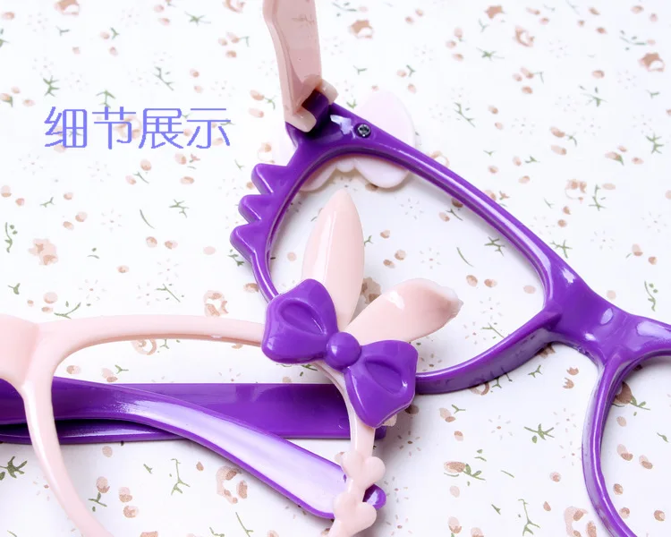 Super Meng hello kitty Bunny мультяшная детская оправа для очков модная оправа для очков из смолы Lakes Street от поставщика