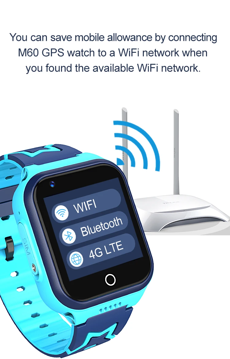M60 kids smart watch