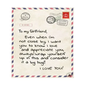 

Comfortable Fluffy walled blanket- to my girlfriend