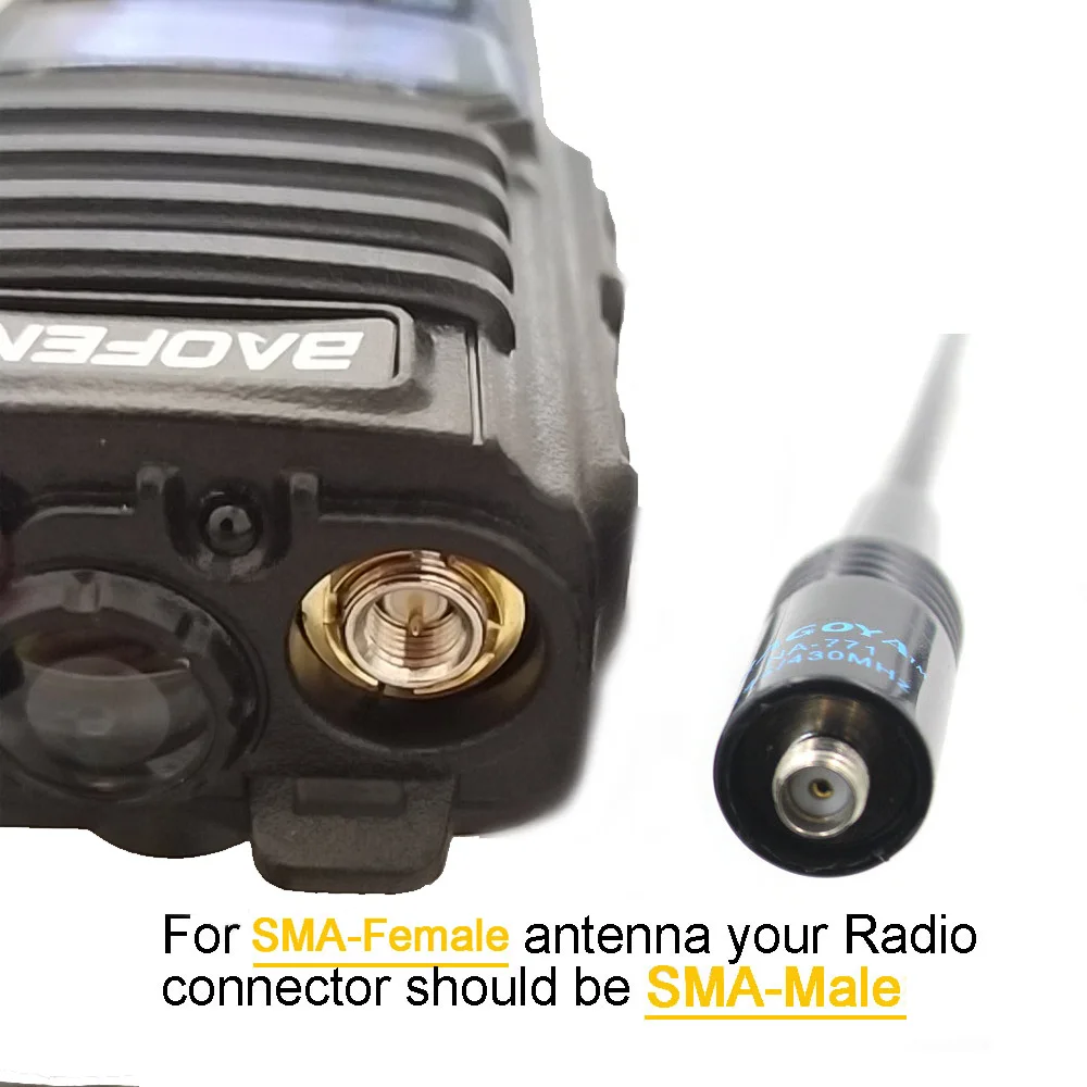 NA 771 SMA Женская Двухдиапазонная гибкая антенна VHF/UHF 144/430 МГц|sma-f antenna|antenna vhfdual band |